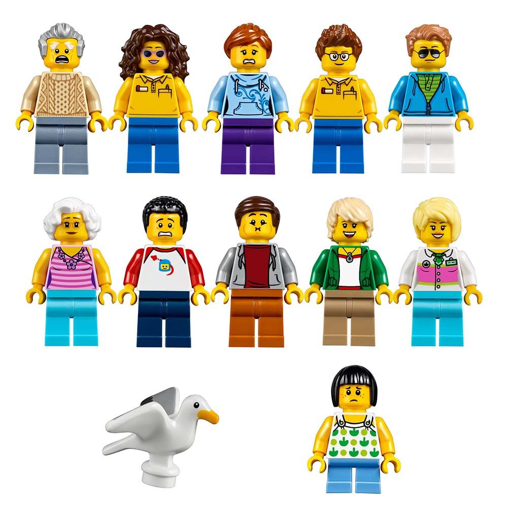 Le minifigure presenti nelle Montagne Russe Lego 10261