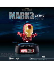 Beast Kingdom 野獸國 蛋擊系列 EA-040 漫威十週年 Iron Man Mark 3 磁浮版(金屬色版)